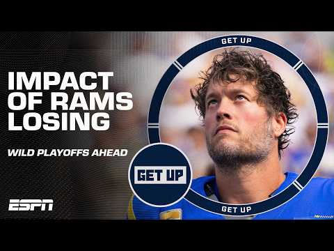 WILD NFL POSTSEASON AHEAD 🍿 Aftermath of the Rams losing vs. the Falcons on MNF | Get Up