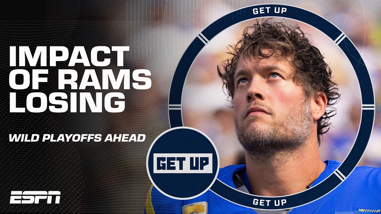 WILD NFL POSTSEASON AHEAD 🍿 Aftermath of the Rams losing vs. the Falcons on MNF | Get Up