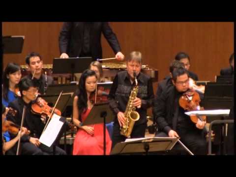 Piazzolla Six Tango Etudes (3 & 4) Claude Delangle & City Chamber Orchestra of Hong Kong