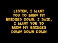 OneRepublic - Burning Bridges (Lyric Video)