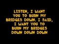 OneRepublic - Burning Bridges (Lyric Video) 