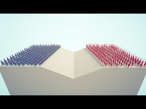 RANGED TOURNAMENT 100 vs 100 - Totally Accurate Battle Simulator TABS