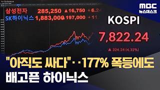 '7천피' 사흘 만에 8천 도전하는 코스피‥삼전·닉스 또 최고가 (2026.05.11/뉴스데스크/MBC)