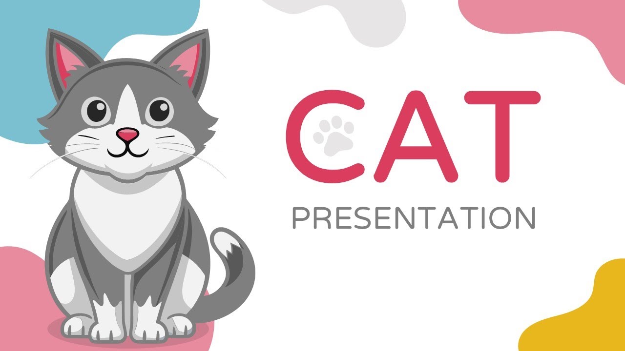Cat Animated PowerPoint Template