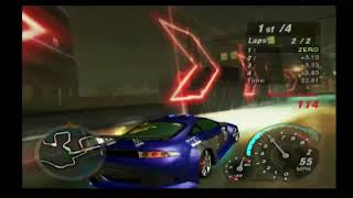 Download the video "RACE 4 THE CROWN | Need for Speed: Underground 2 (PS2) Mitsubishi Eclipse | Bayview Concrete | 1080p"