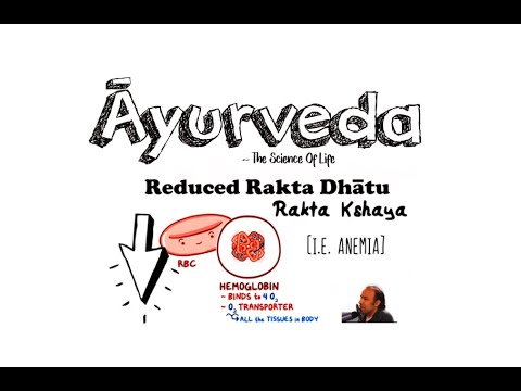 Ayurveda: Reduced Rakta Dhatu Rakta Kshaya} & Dhatu Poshanam - YouTube