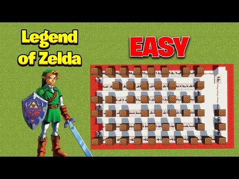 Legend of Zelda "Main Theme" Note Blocks Tutorial (Easy Version)