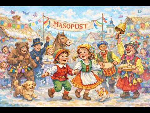 Masopust!????VESELÁ DĚTSKÁ PÍSNIČKA