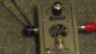 Video thumbnail for DIY Guitar Effects Pedal Demo - AMZ Mosfet Booster by goodfreshie