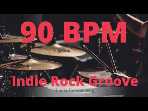 90 BPM   Indie Rock Groove   4:4 Drum Track   Drum Beat