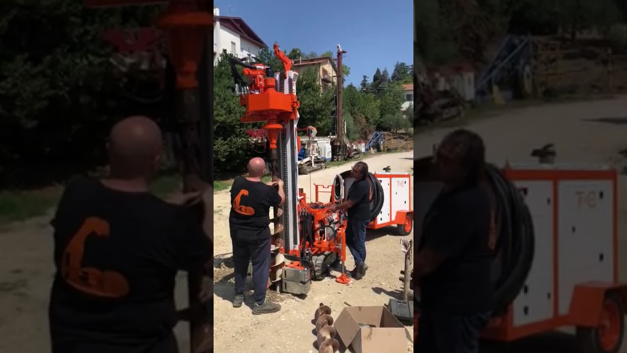 Tescar TES 20/40 _ COMPACT Micropiling and anchoring drilling rig