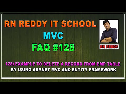 MVC FAQ# 128 Example to delete a record from emp table by using asp net MVC and entity framework?