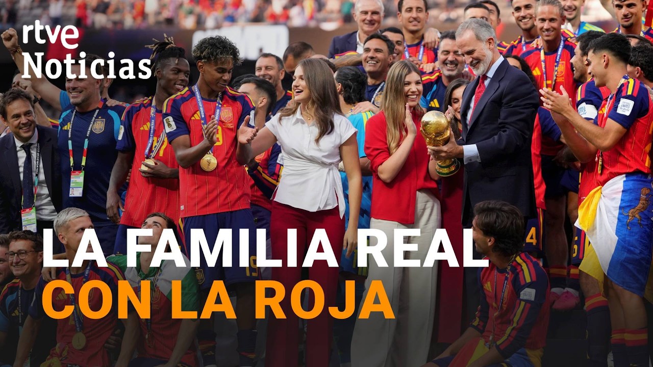 Mundial 2026 | La Familia Real festeja con la Roja la victoria en la Final | RTVE Noticias