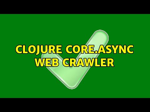 Clojure core.async web crawler