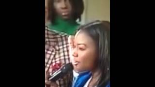 Bre'  Freeman Prophesying