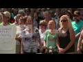 MT TEACHER RAPE SENTENCE PROTEST AT COURTHOUSE