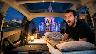 Camping in my Tesla at Disney World