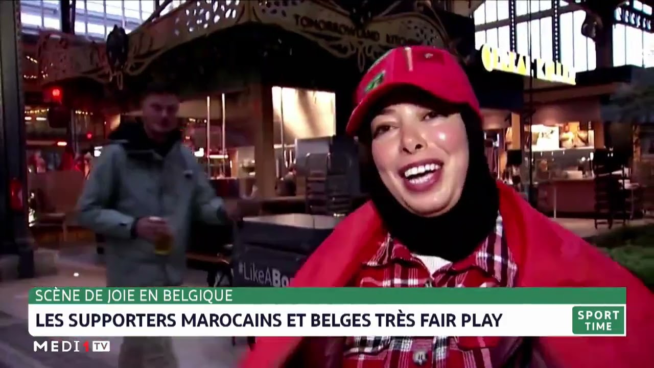 Qatar 2022 : les supporters marocains et belges très fairplay