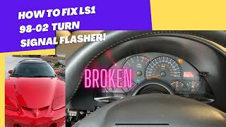 How to fix 98-02 f-body turn signal flasher.