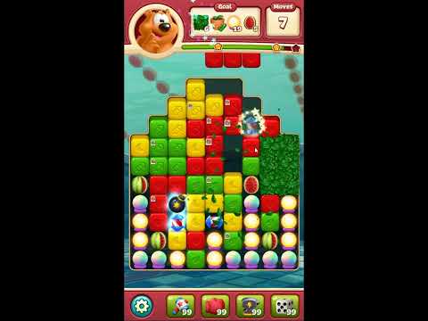 Toon Blast Level 7970 - NO BOOSTERS 🐻🐺🐱 | SKILLGAMING ✔️