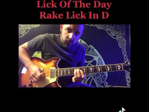 Lick Of The Day Rake Guitar Lick - Thomason Music