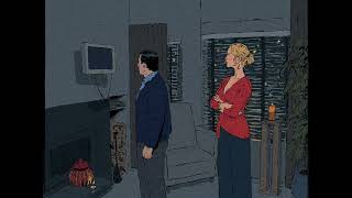 Michael Scott loves his new TV. The Office