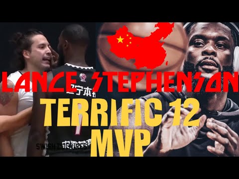 Lance Stephenson Liaoning Flying Leopards MVP of Terrific 12 East Asia Super League |