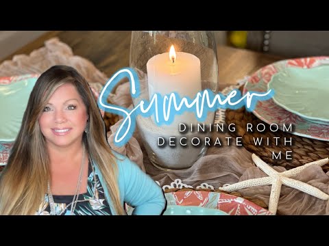 New | Summer Dining Room | Decorate With me