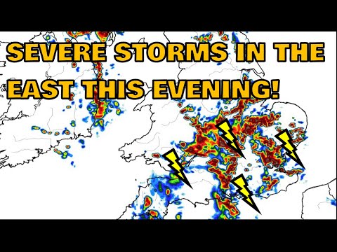 Severe Thunderstorms in the East This Evening! 9th May 2023