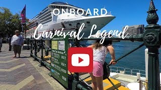 Onboard Carnival Legend Cruise - PART 1 - Family Holidays - plus SYDNEY SIGHTS!