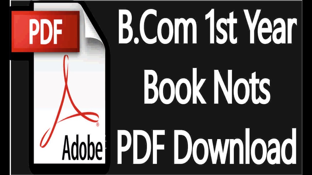 Watch video B Com 1st Year Books Notes PDF in Hindi English Free Download Now B Com 1st Year Books Notes PDF in Hindi English Free Download