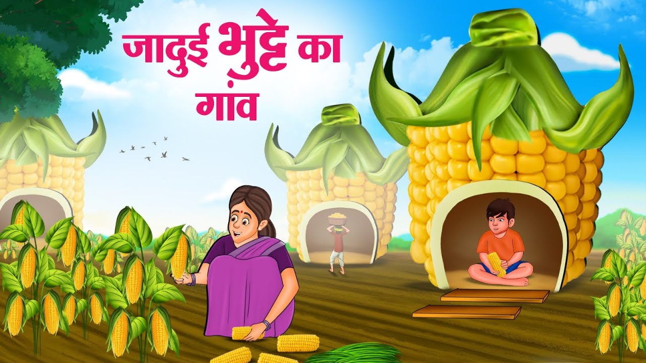 जादुई भुट्टे का गांव | Hindi Kahaniya | Moral Stories | Bedtime Stories | Story In Hindi
