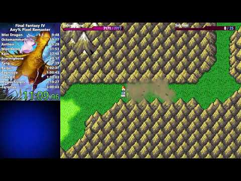 Final Fantasy IV Pixel Remaster Any% Speedrun - 2:50:03