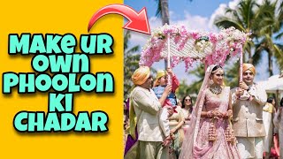DIY Dulhan Entry Chadar | Phoolon ki Chadar #wedding #brideentryideas #bridalentry