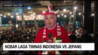 Nobar Laga Timnas Indonesia Vs Jepang