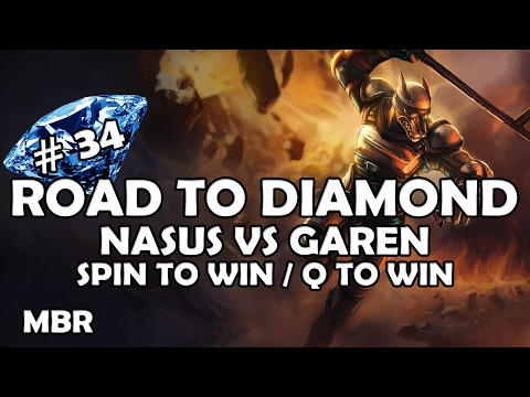 Road To Diamond #34 | Riot K-9 Nasus Vs Garen | StormRaider's Surge + 45% CDR | Season 7