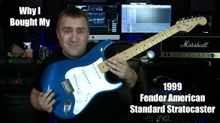 Video thumbnail for Why I Bought My Fender 1999 American Standard Stratocaster by Cryptic Mask Guitar