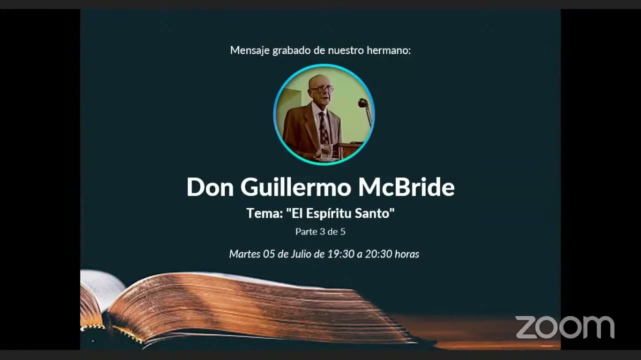 Don Guillermo McBride - Ministerio Grabado Espiritu Santo 3