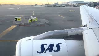 4K | SAS A319 Retro out of Bergen