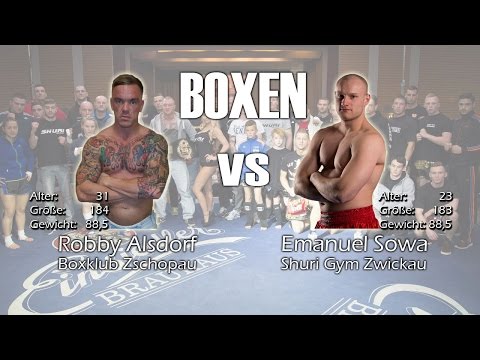 Robby Alsdorf - Boxklub Zschopau vs. Emanuel Sowa - Shuri Gym Zwickau - Fight Club Zwickau 2015