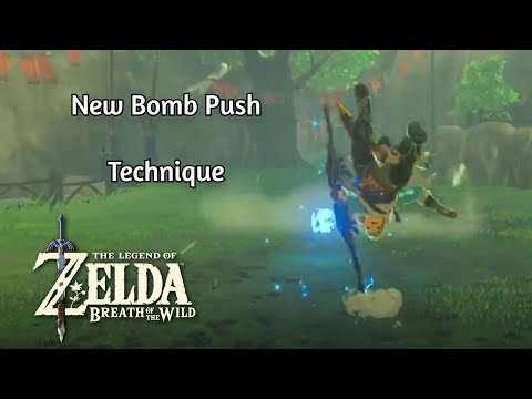 I found a new Bomb Pushing Technique | BOTW