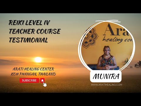 Munira’s Reiki Teacher Journey | Reiki Level IV Course in Thailand at Arati Healing Center