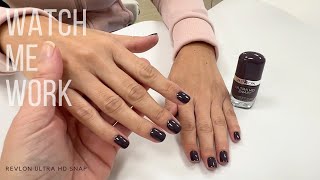 Manicure with Revlon Ultra HD Snap in Grounded ⭐️⭐️⭐️⭐️⭐️