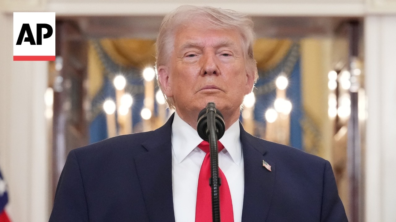 Video | Trump says the US 'core strategic objectives' in Iran are 'nearing completion'