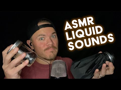 ASMR LiQUiD SOUNDS // Water Bags, Mason Jar, Spritz & Spray Sounds, and Thick Liquid