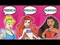 Disney Princesses Real Languages