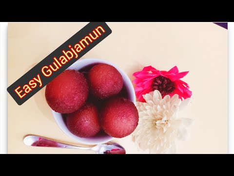 Instant Gulab jamun fast and quick recipe| গুলাব জামুন| Milk powder Gulabjamun