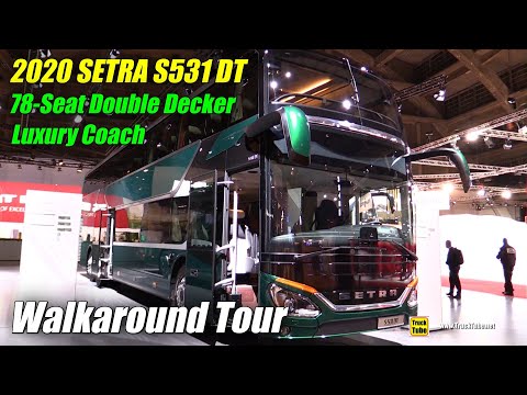 2020 Setra S531 DT Double Decker 78-Seat Luxury Coach - Exterior Interior Walkaround