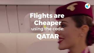Book Qatar Airways on Wakanow.com, Get a Discount Using Promo Code: QATAR