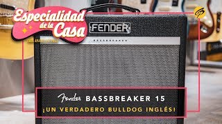 Video thumbnail for Especialidad de la Casa: Review Fender Bassbreaker 15 Midnight Oil by Casa Amarilla